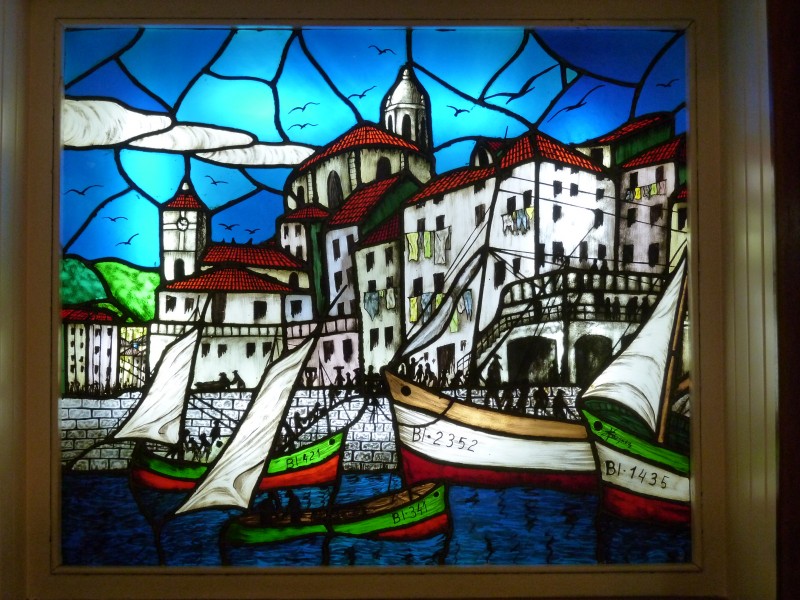 Vidriera de Bermeo