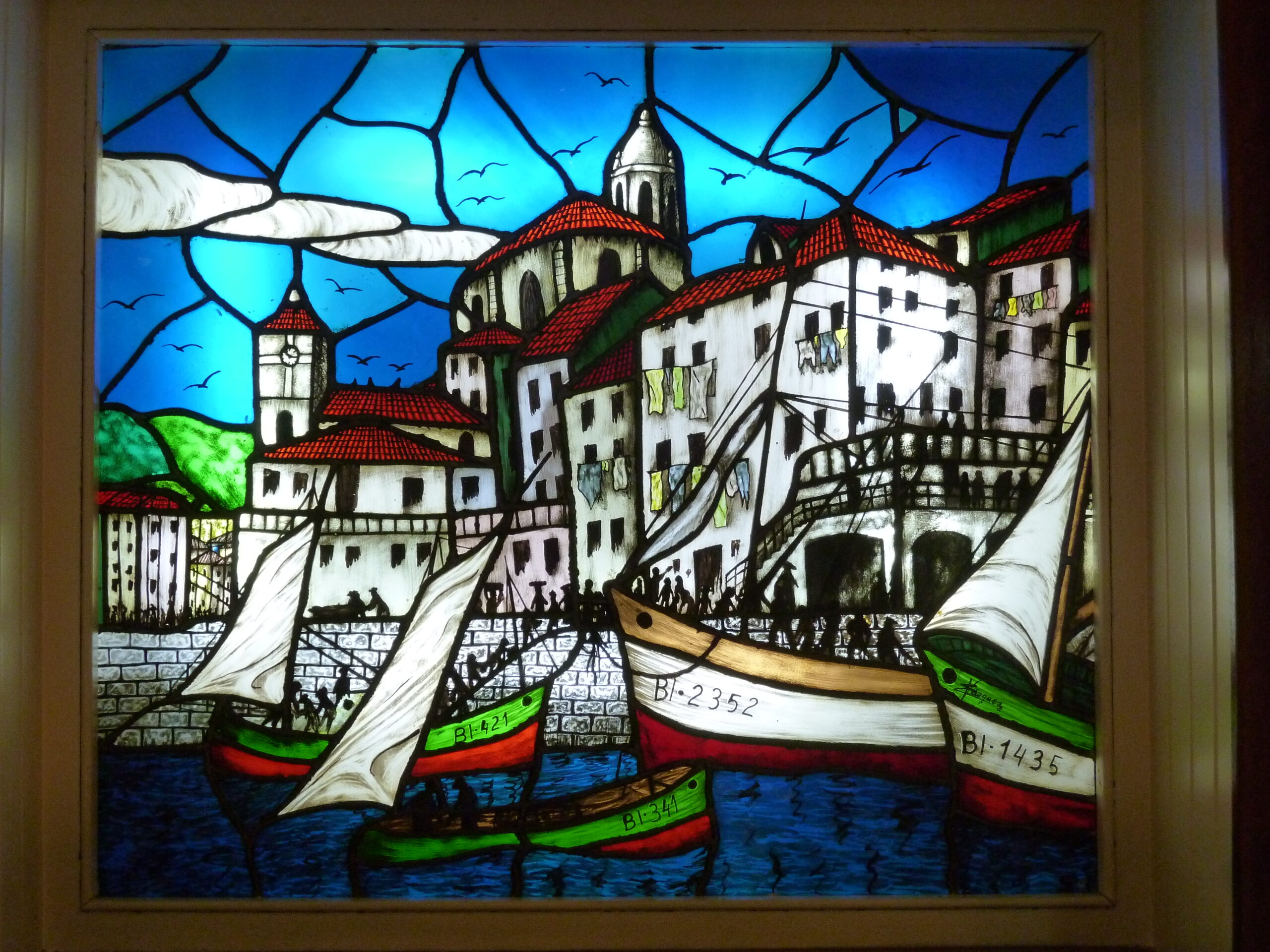 Vidriera de Bermeo