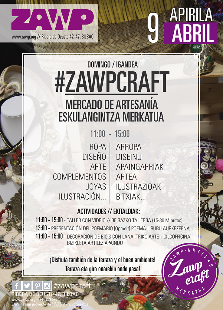 Taller de vidrio en#ZAWPCRAFT. Bilbao