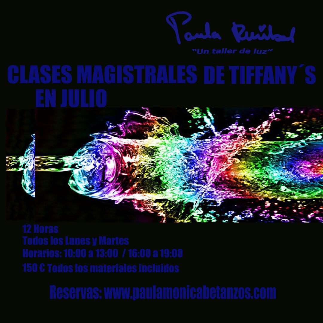 Interiorismo y decoracion en las clases magistrales de tiffany en Bilbao
